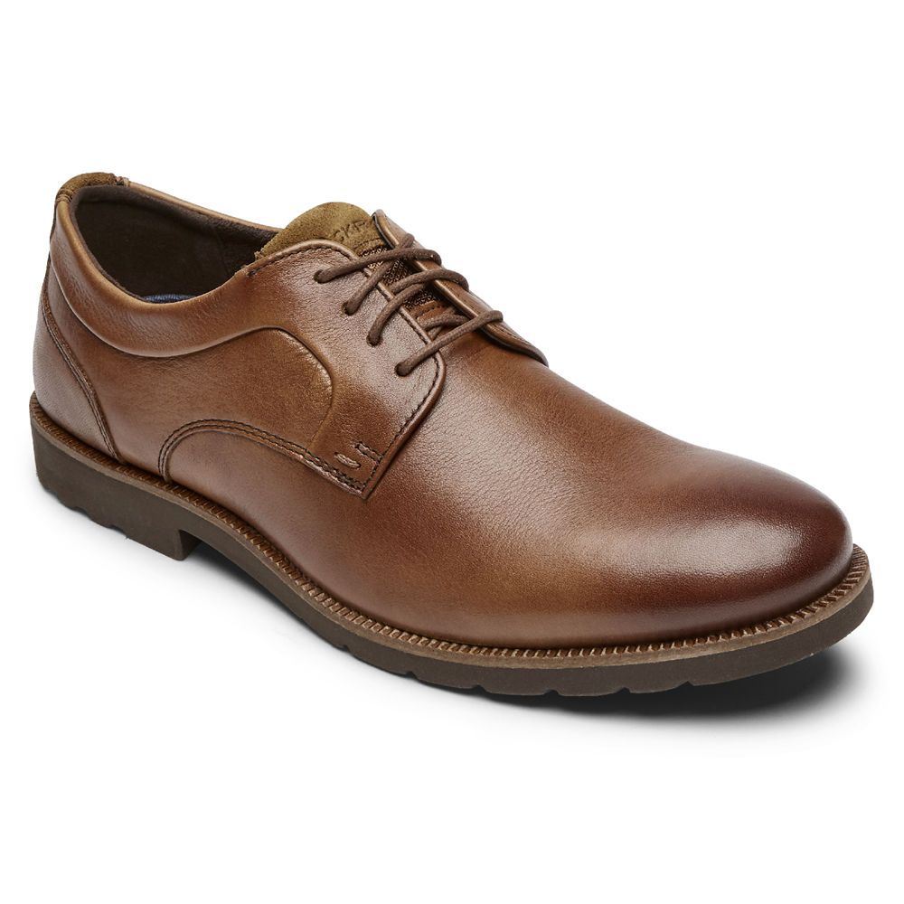 Rockport Oxfords Herre Brune - Sharp & Ready 2 Plain Toe - FNSJ51987